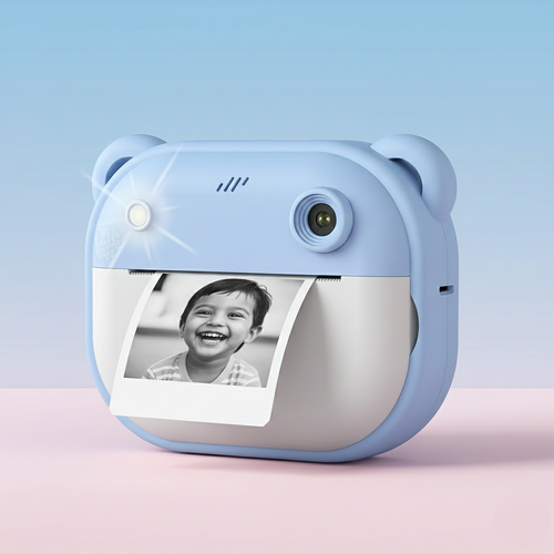 Eclipse: Retro Instant Print Camera – 48MP | 1080P | Ink-Free Printing