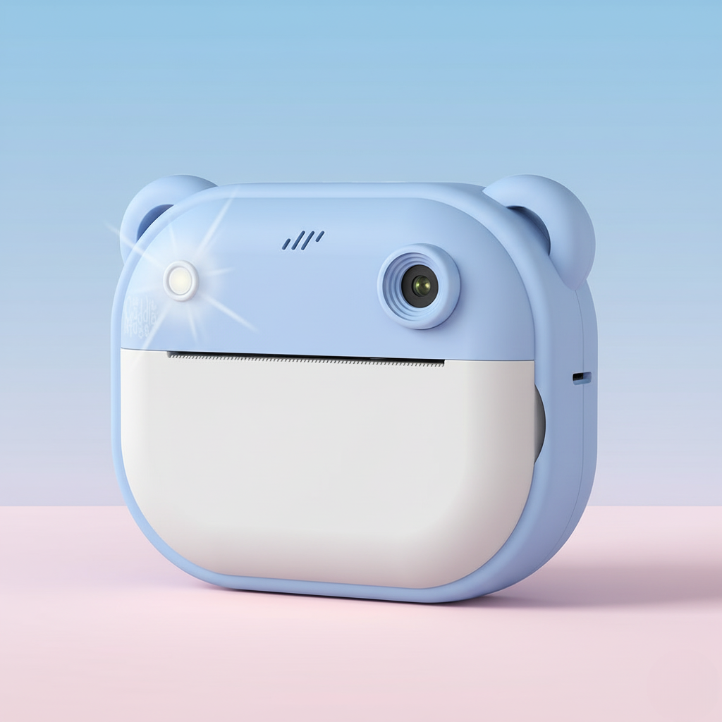 Eclipse: Retro Instant Print Camera – 48MP | 1080P | Ink-Free Printing